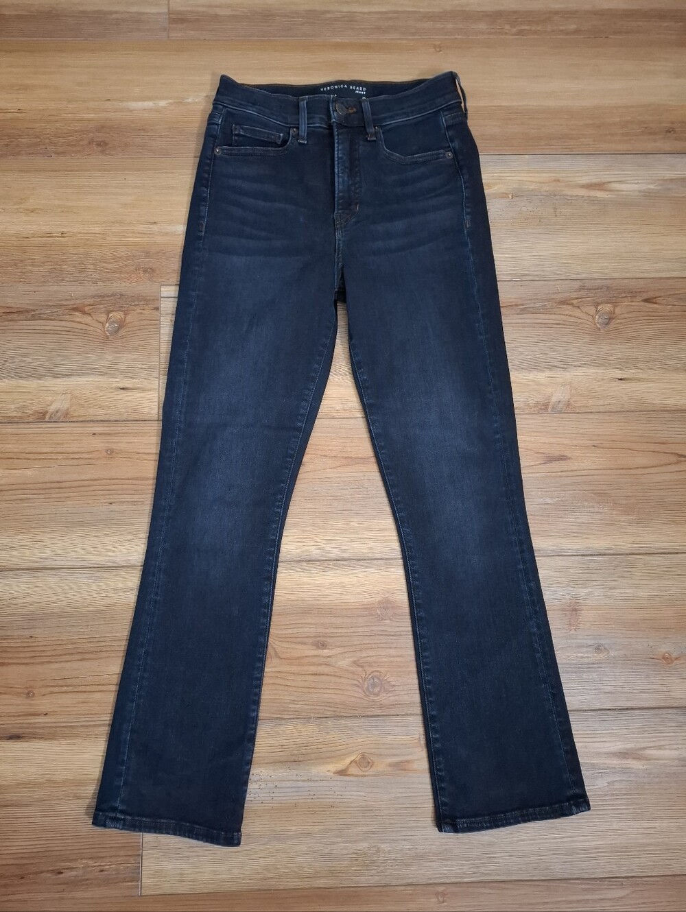 Veronica Beard Carly Kick Flare Jeans Women's 26 In Dark Ink